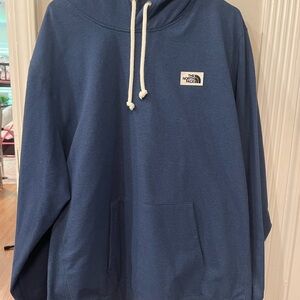 The North Face Blue Pullover Sweatshirt with Hood